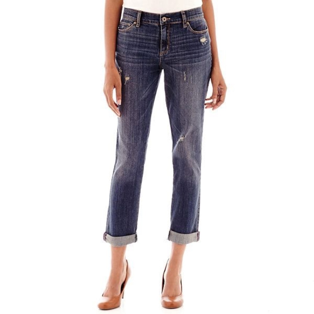 2 pair Liz Claiborne sz 8 jeans EUC